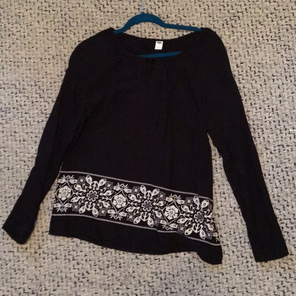 A long sleeved dress shirt
